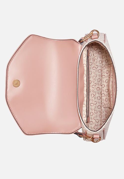 GUESS - Erika Flap Crossbody Bag - Light Rose
