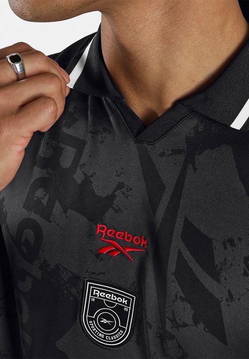 Reebok - STREET SPORT FOOTBALL JERSEY - BLACK/WHITE