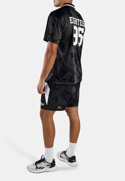 Reebok - STREET SPORT FOOTBALL JERSEY - BLACK/WHITE