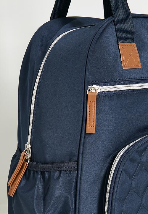 Character Group - Baby Nappy Bag Navy Squiggle - blue