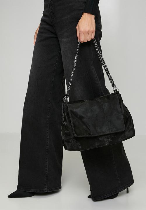 Tessa Design - Amaya Chain Handle Shoulder Bag - Charcoal