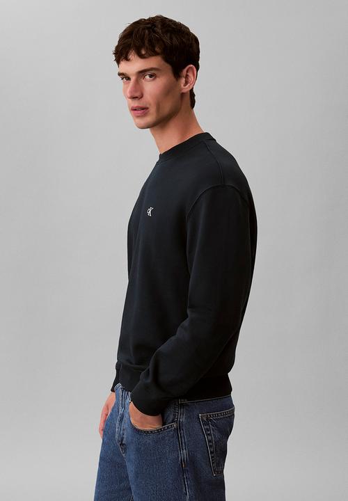 Calvin Klein - Ls 350Terry Eu Monogram Cn Swtshrt - Nurture Navy