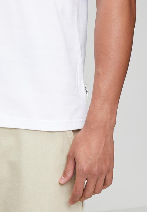 Ben Sherman - Ben Bear Chenille Fur 260g Tee-Shirt - White