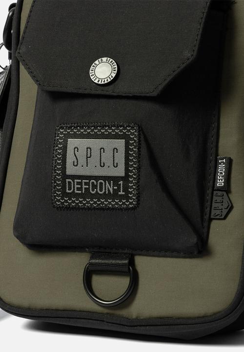 S.P.C.C - Defcon-1 Hip Bag  - Black/Fatigue