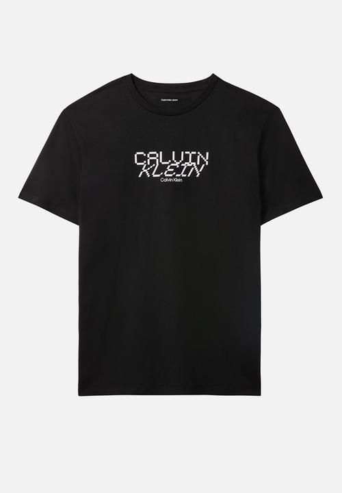 Calvin Klein - Ss 30S Whsl Sp Calvin Futura Graphic Tee - Black