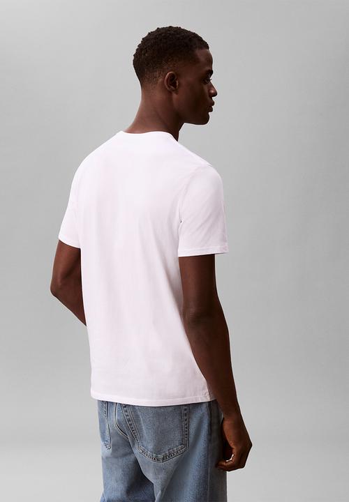 Calvin Klein - Ss 30S Whsl Sp Calvin Futura Graphic Tee - Brilliant White