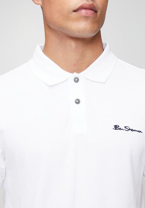Ben Sherman - Ben Polo Short Sleeve  - White