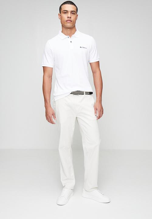 Ben Sherman - Ben Polo Short Sleeve  - White