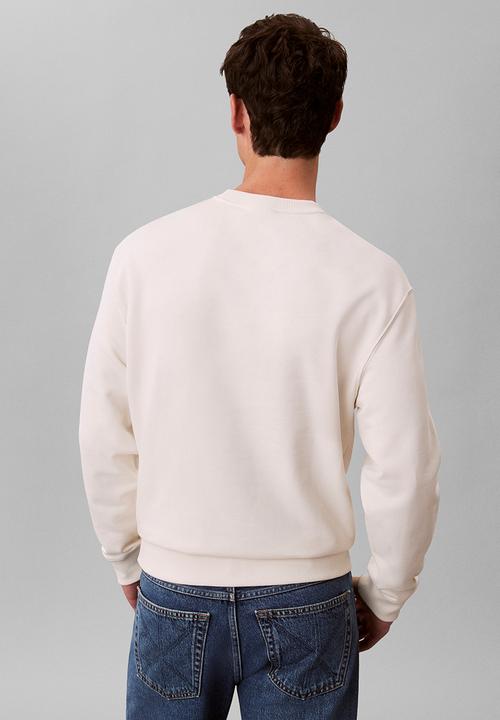 Calvin Klein - Ls 350Terry Eu Monogram Cn Swtshrt - Tofu