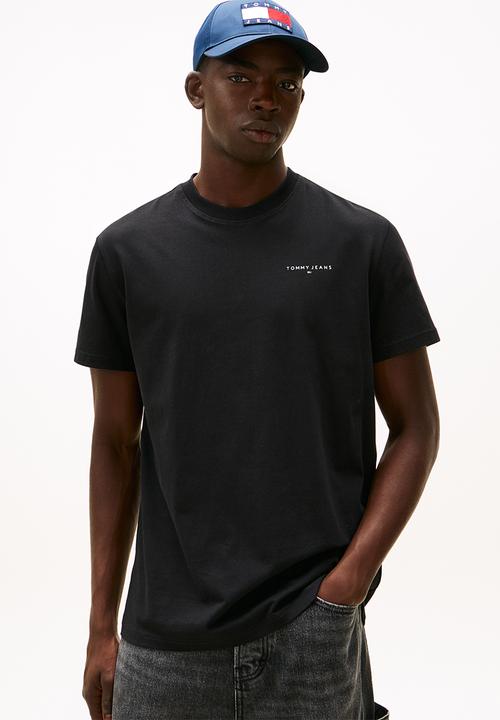 Tommy Hilfiger - Tjm Slim Linear Ss Tee 2Pck Ext - Ecru / Black