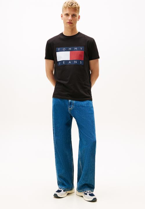 Tommy Hilfiger - Tjm Reg Big Flag Ss Tee Ext - Black