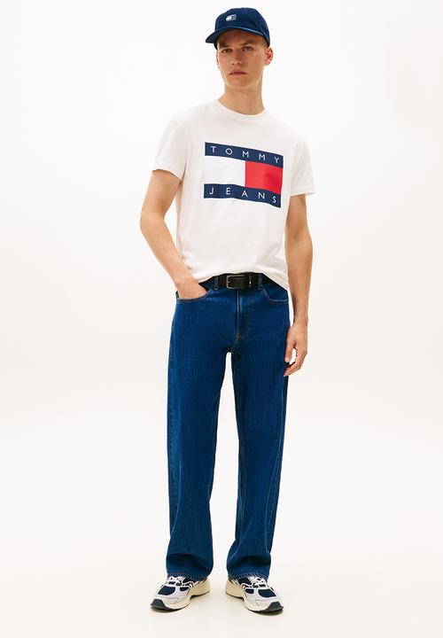 Tommy Hilfiger - Tjm Reg Big Flag Ss Tee Ext - Ancient White
