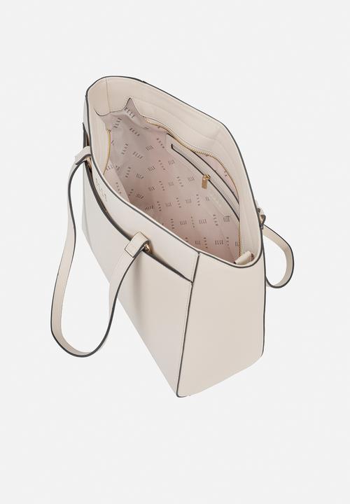 Elle - Embossed Tote - Off White