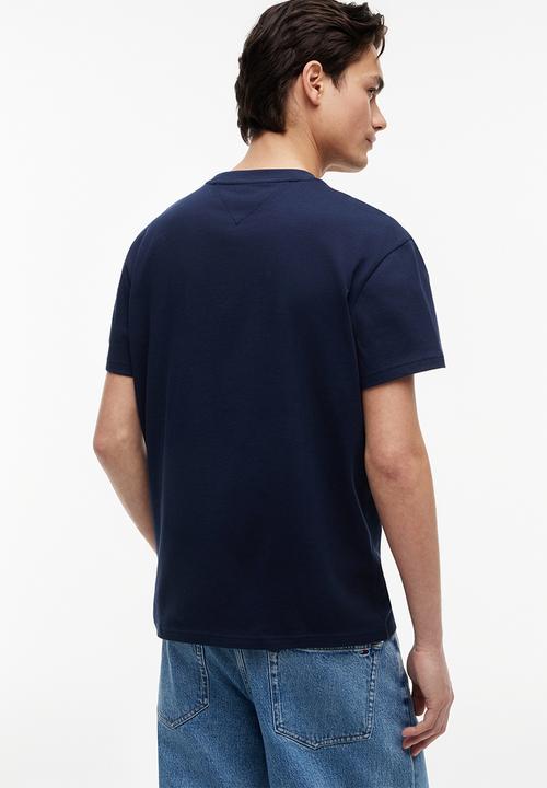 Tommy Hilfiger - Tjm Reg Big Flag Ss Tee Ext - Dark Night Navy