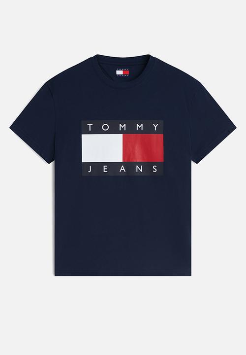 Tommy Hilfiger - Tjm Reg Big Flag Ss Tee Ext - Dark Night Navy