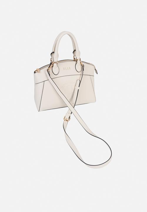 Elle - Embossed  Dome - Off White