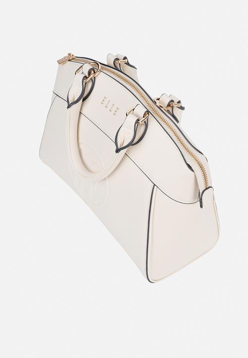 Elle - Embossed  Dome - Off White