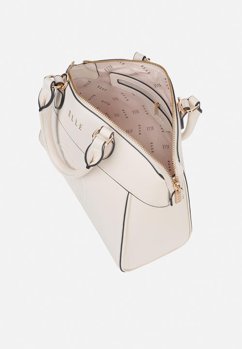 Elle - Embossed  Dome - Off White