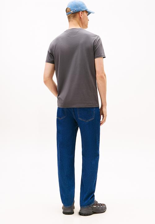 Tommy Hilfiger - Tjm Slim Linear Ss Tee 2Pck Ext - Ecru / Washed Black