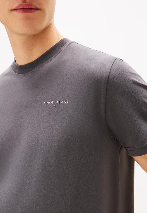 Tommy Hilfiger - Tjm Slim Linear Ss Tee 2Pck Ext - Ecru / Washed Black