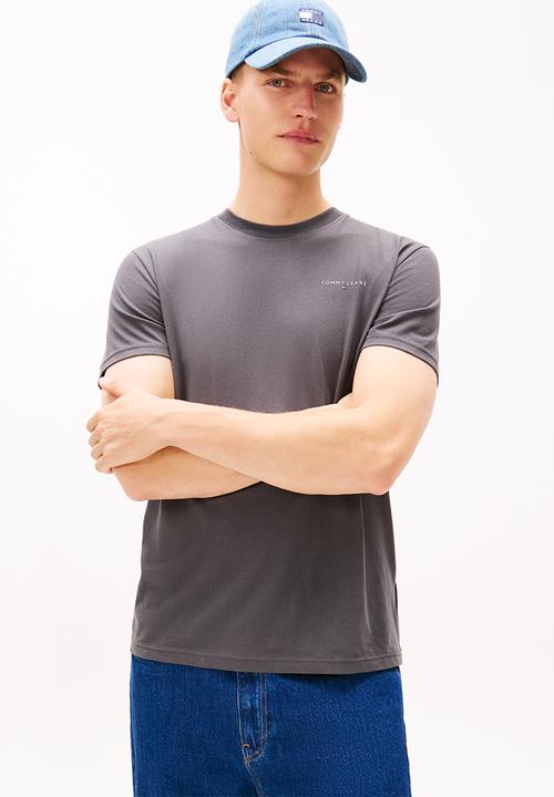 Tommy Hilfiger - Tjm Slim Linear Ss Tee 2Pck Ext - Ecru / Washed Black