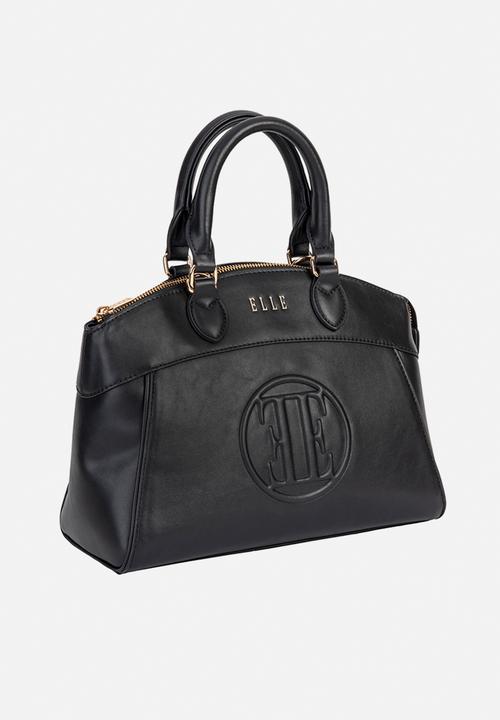 Elle - Embossed Dome - Black
