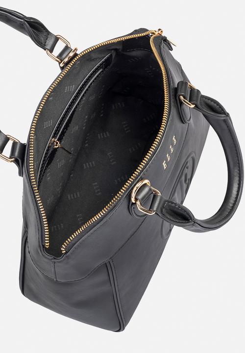 Elle - Embossed Dome - Black