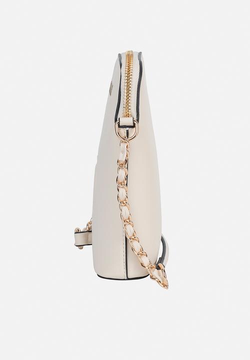 Elle - Embossed Phone Sling - Off White