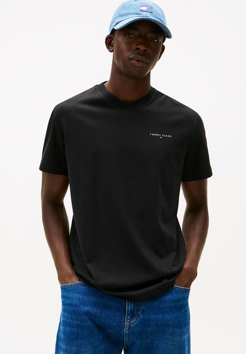 Tommy Hilfiger - Tjm Slim Linear Ss Tee 2Pck Ext - Black / Dark Night Navy