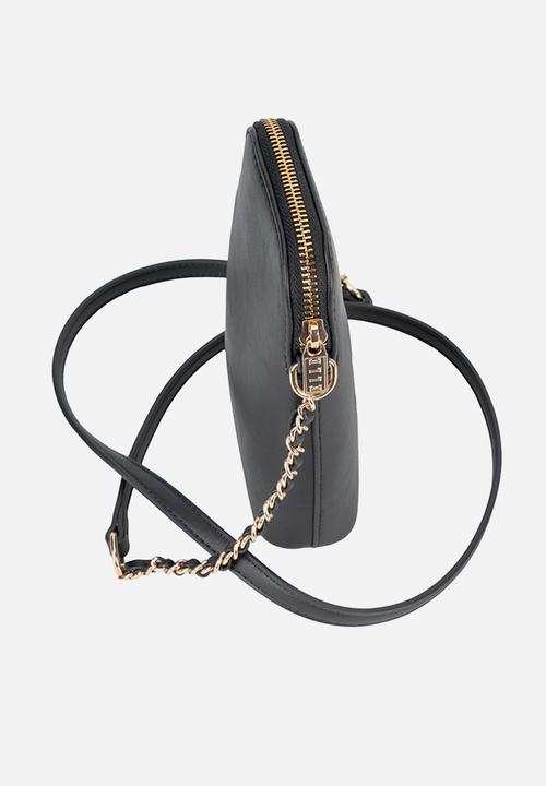 Elle - Embossed Phone Sling - Black