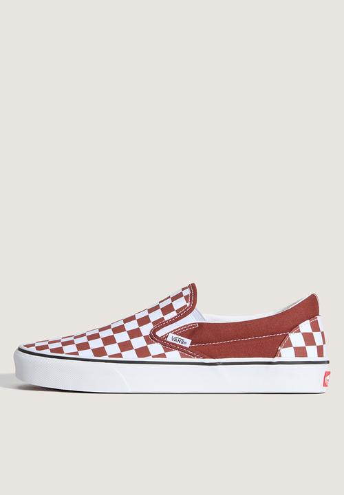 Vans - Classic Slipon - Color Theory Checkerboard Rust Bronze