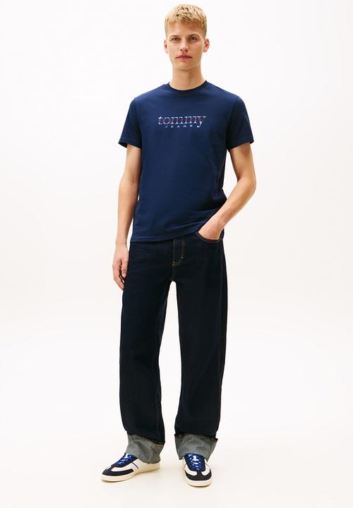 Tommy Hilfiger - Tjm Slim Entry Dna Ss T Ext - Dark Night Navy