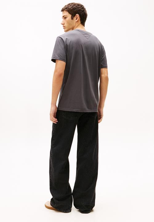 Tommy Hilfiger - Tjm Reg Linear Logo Tee Ext - Washed Black
