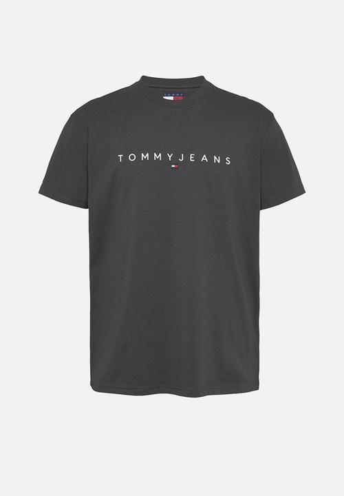 Tommy Hilfiger - Tjm Reg Linear Logo Tee Ext - Washed Black