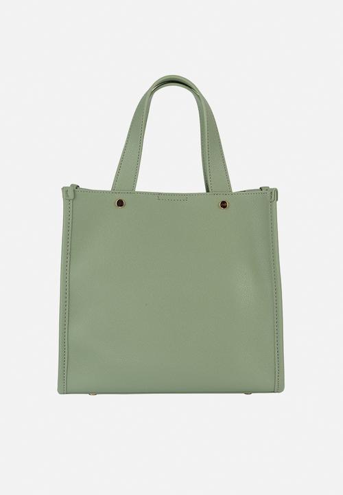 Elle - Cut Out Small Shopper - Green