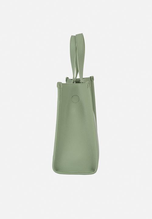 Elle - Cut Out Small Shopper - Green