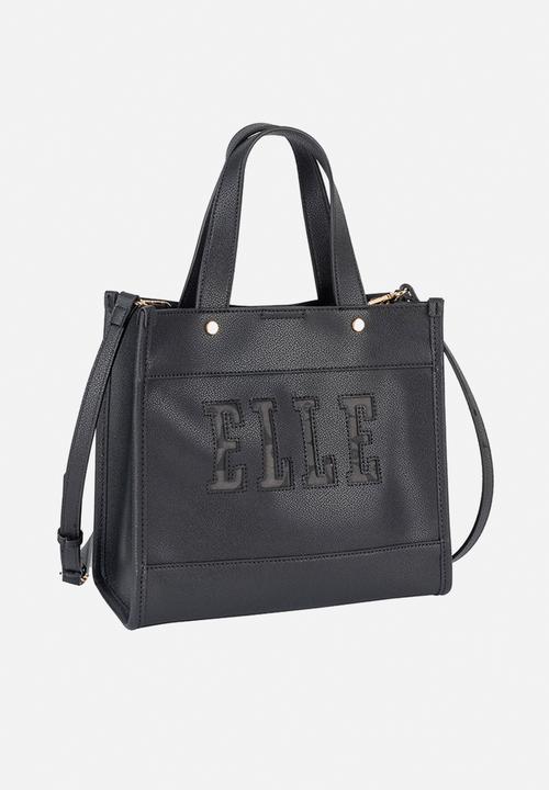Elle - Cut Out Small Shopper - Black