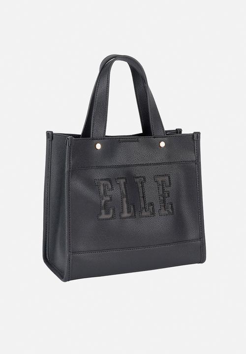 Elle - Cut Out Small Shopper - Black