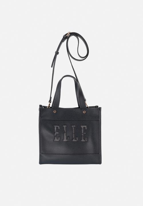 Elle - Cut Out Small Shopper - Black