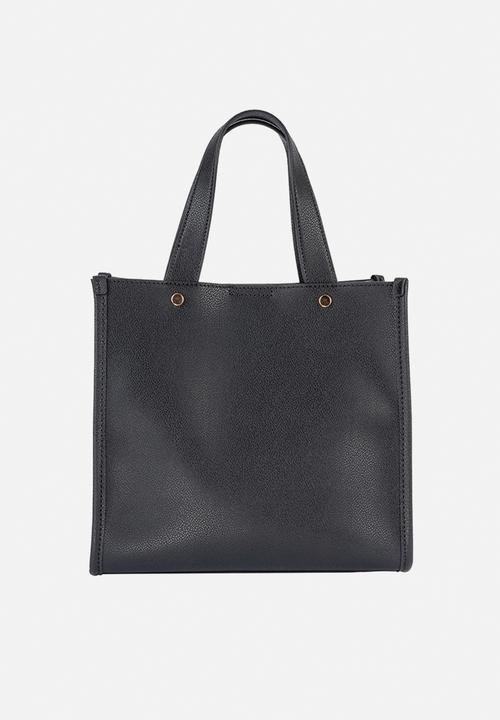 Elle - Cut Out Small Shopper - Black