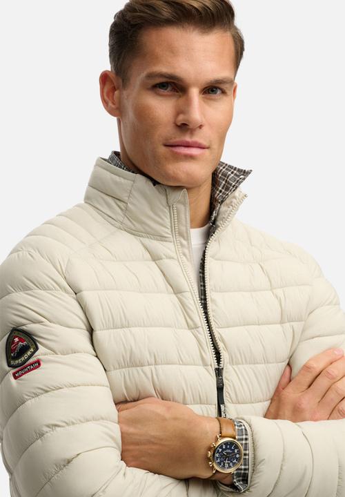 Superdry. - FUJI LITE PADDED JACKET  - Light Stone Beige