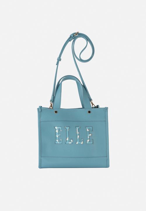 Elle - Cut Out Small Shopper - Blue