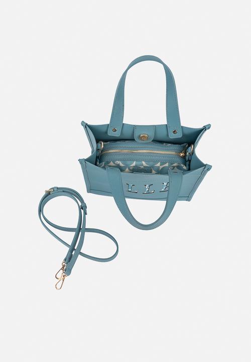 Elle - Cut Out Small Shopper - Blue