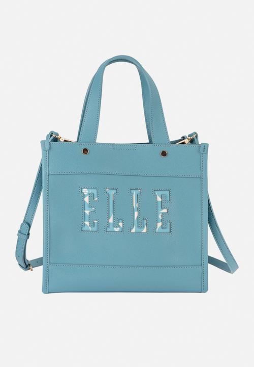 Elle - Cut Out Small Shopper - Blue