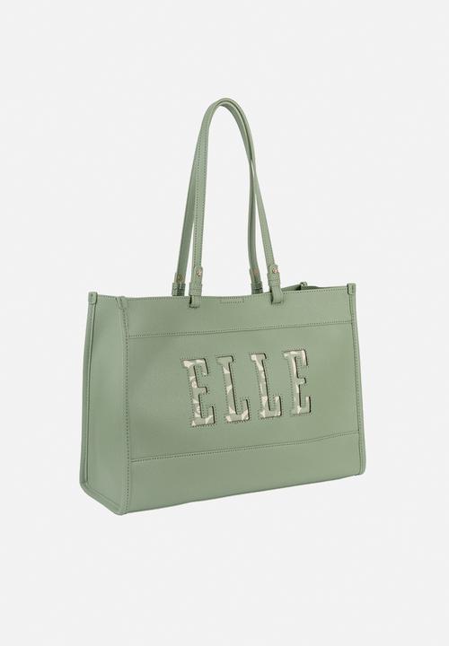 Elle - Cut Out Tote - Green