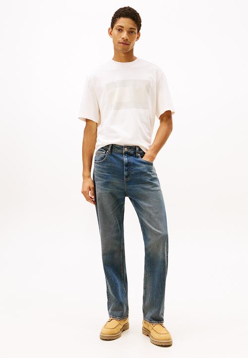Tommy Hilfiger - Tjm 90S Distressed Flag Tee - Ancient White