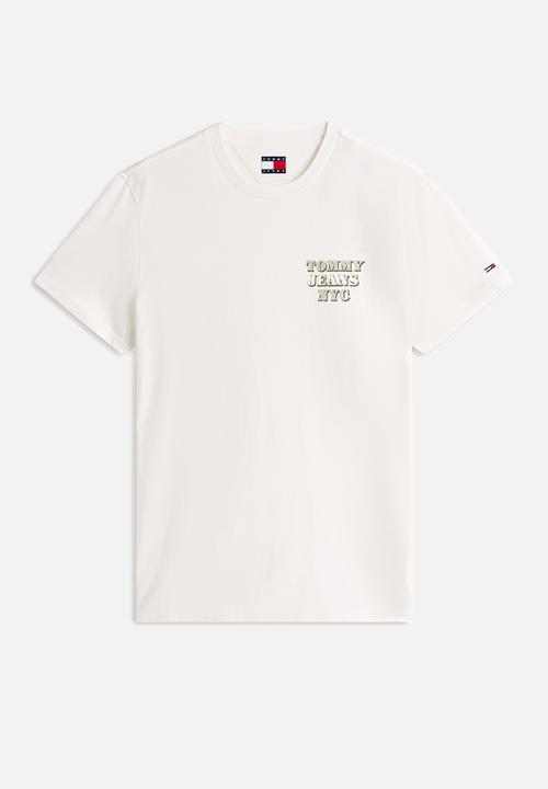 Tommy Hilfiger - Tjm Slim Entry Bills Ss Tee - Ecru