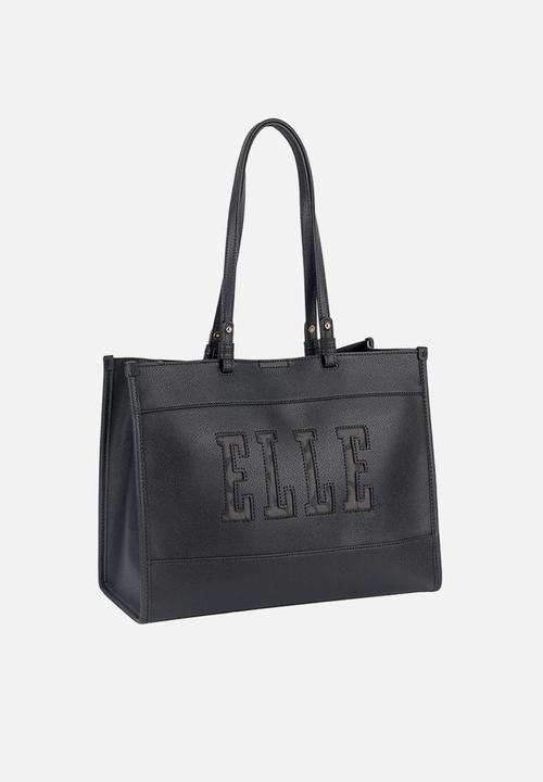Elle - Cut Out Tote - Black