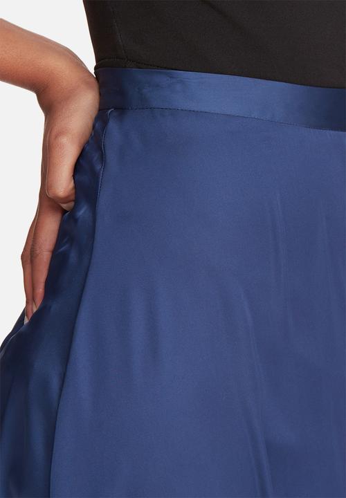 dailyfriday - Satin high low skirt with side slits