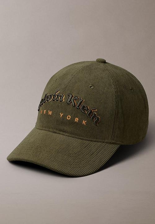 Calvin Klein - Corduroy Graphic Baseball Cap - Medieval Forest